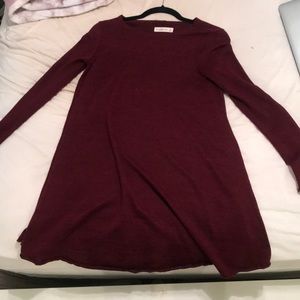 Maroon slip dress worn once